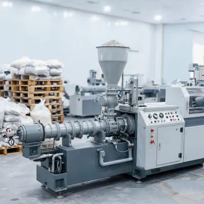 plastic extrusion machine factory