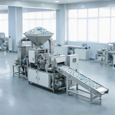 plastic recycling line